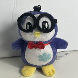 Penguin Plush Stuffed Animal Keychain Clip